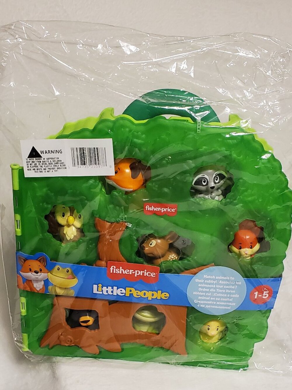 NEW! Fisher-Price Little People Forest Friends Carry Case Playset with 9 Figures - Picture 4 of 14